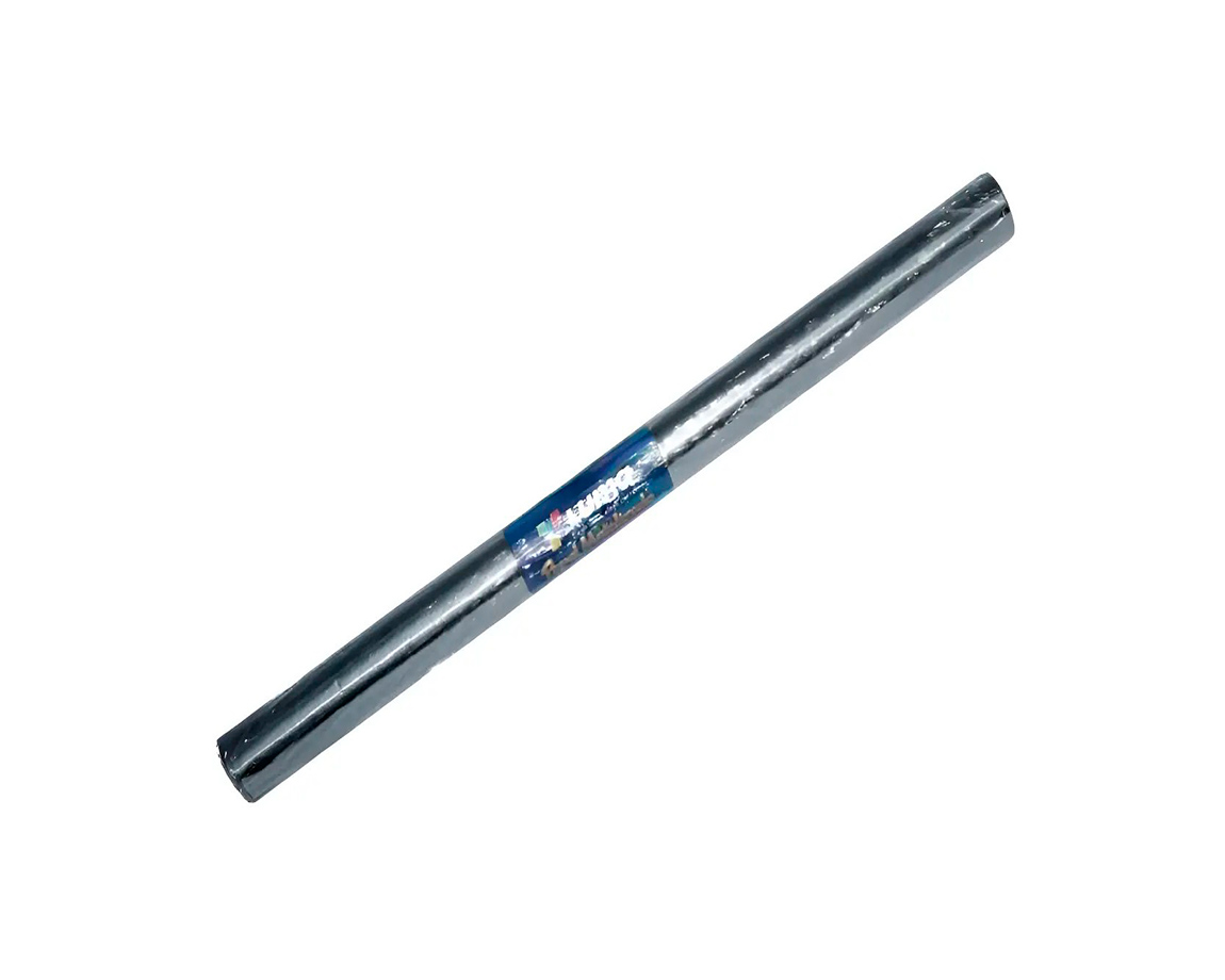 PAPEL GLACE ROLLO 5 MTSx40 CM. METAL PLATA