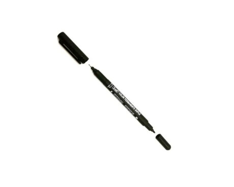 MARCADOR TRABI MEDIO PERMAN NEGRO x 12 U.