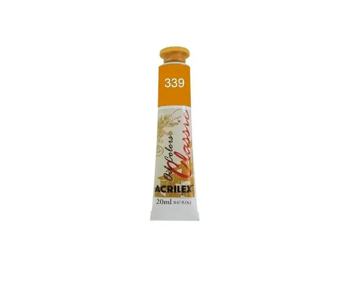 OLEOS ACRILEX 339 AMARILLO INDIANO 6x20 ML
