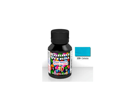 BARNIZ AD VITRAL 159 AZUL CELESTE x 50 ML