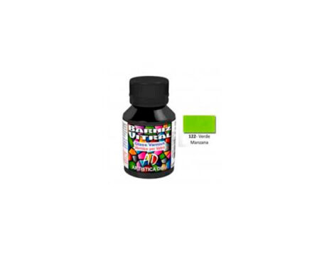BARNIZ AD VITRAL 122 VERDE MANZANA x 50 ML