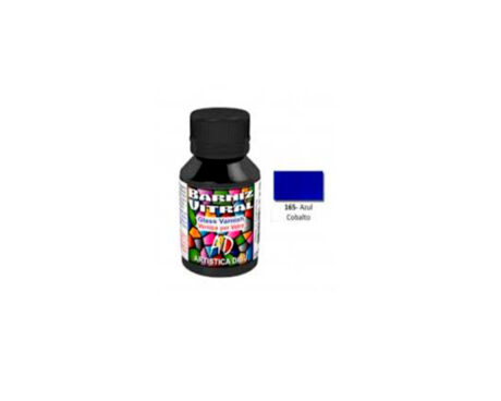 BARNIZ AD VITRAL 165 AZUL COBALTO x 50 ML