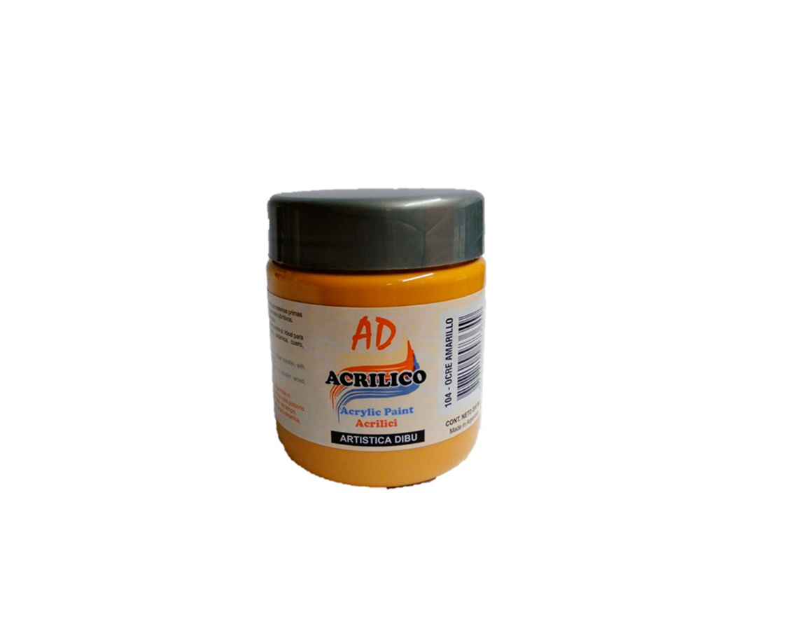ACRILICO AD DECORATIVO 200 ML 104 OCRE AMARILLO
