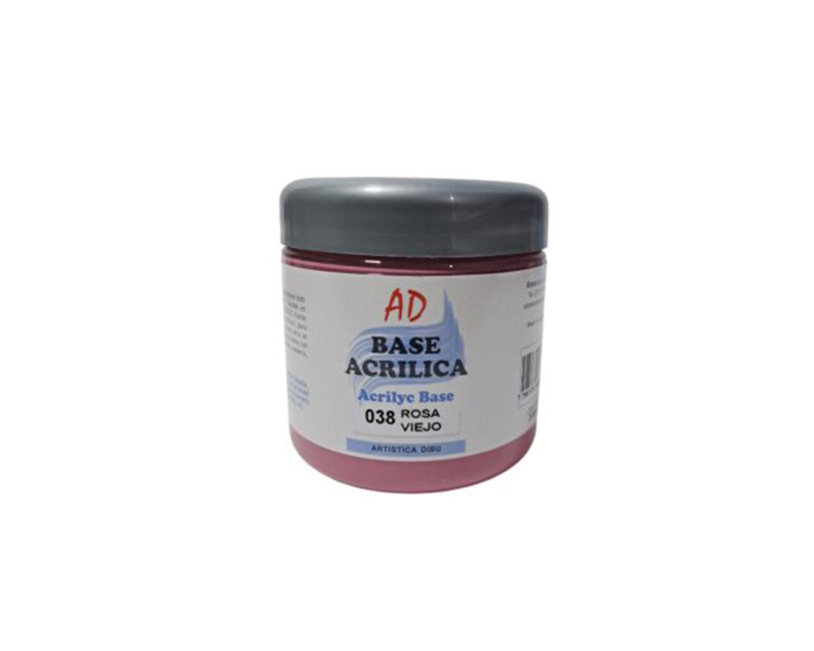 BASE ACRILICA AD x 200CC 038 ROSA VIEJO
