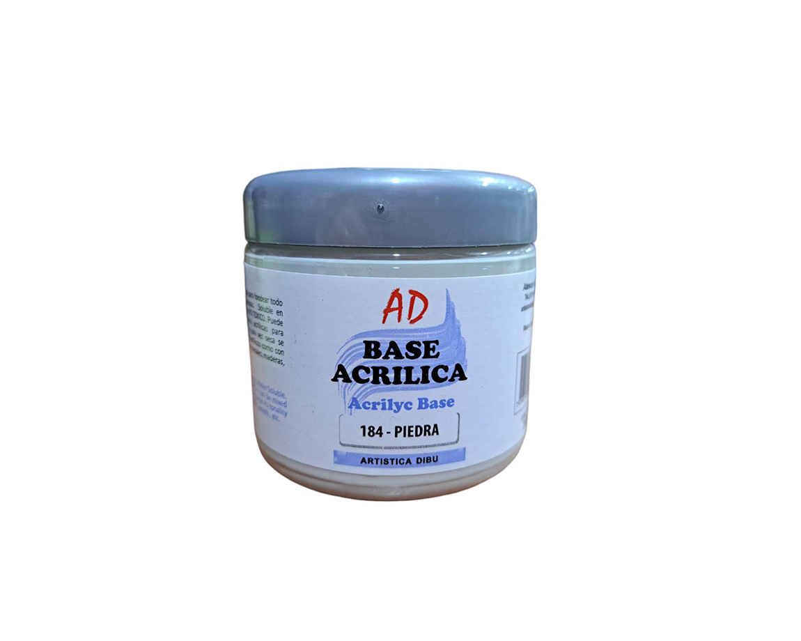 BASE ACRILICA AD x 200CC 184 PIEDRA