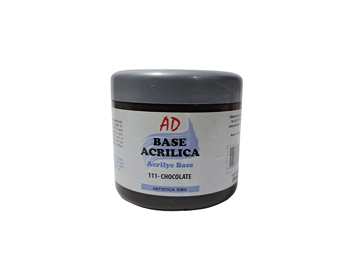 BASE ACRILICA AD x 200CC 111 CHOCOLATE