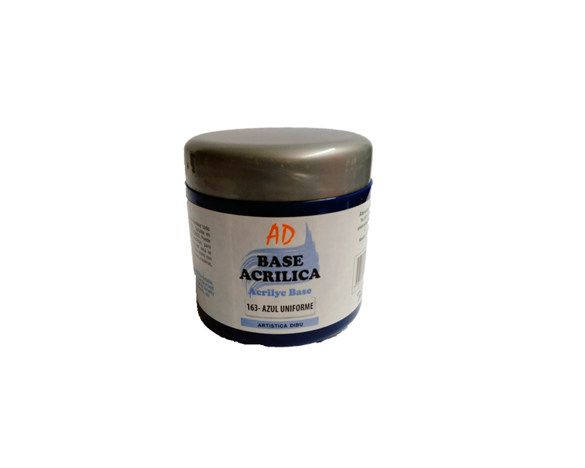 BASE ACRILICA AD x 200CC 163 AZUL UNIFORME