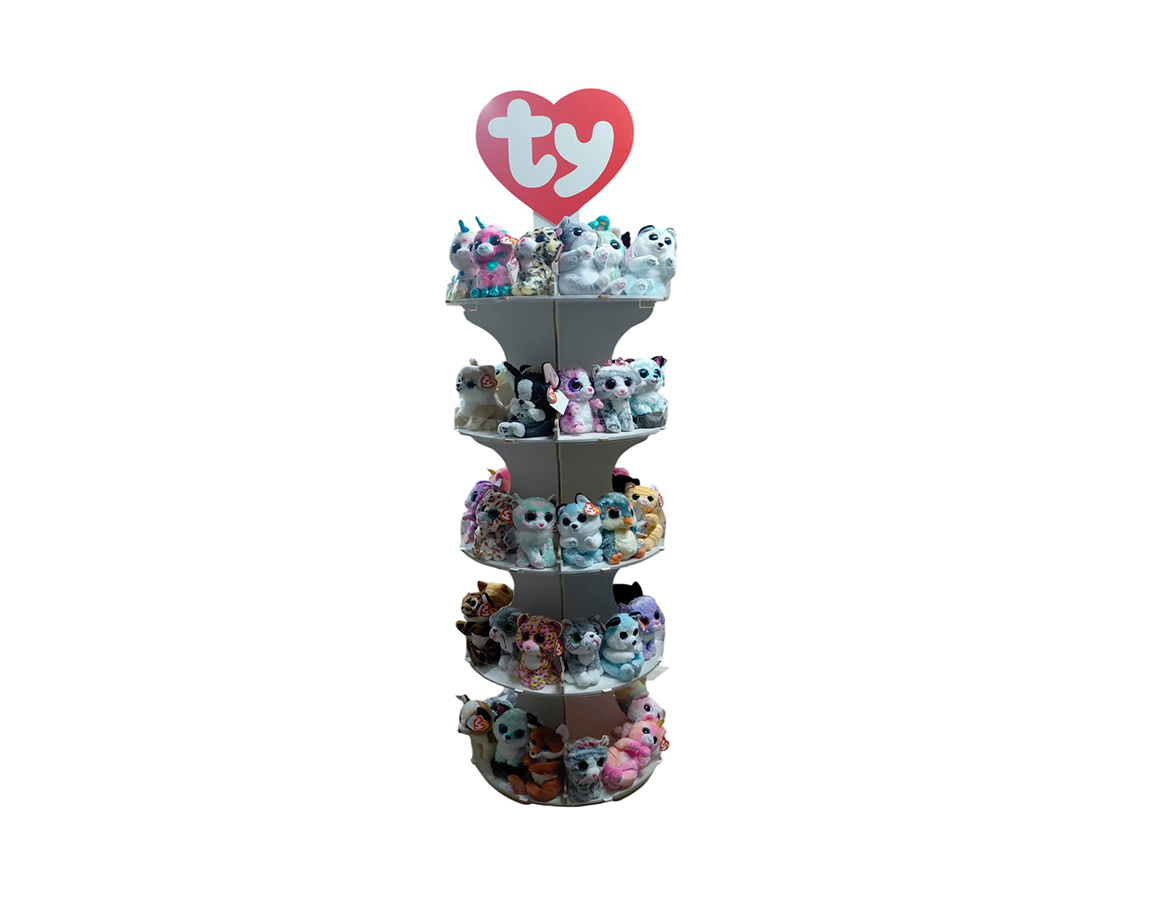 EXHIBIDOR PELUCHE TY BEANIE BOOS TY11342 CARGA X 60 15 CM