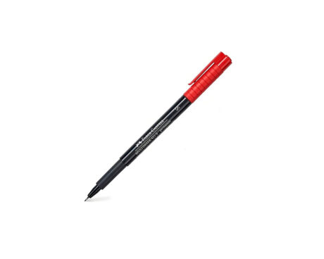 MICROFIBRA FABER OHP MULTIMARK 421-F ROJO x 12 U. CD
