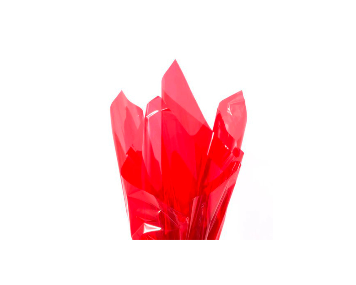 PAPEL CELOFAN UCA P.V.C. ROJO