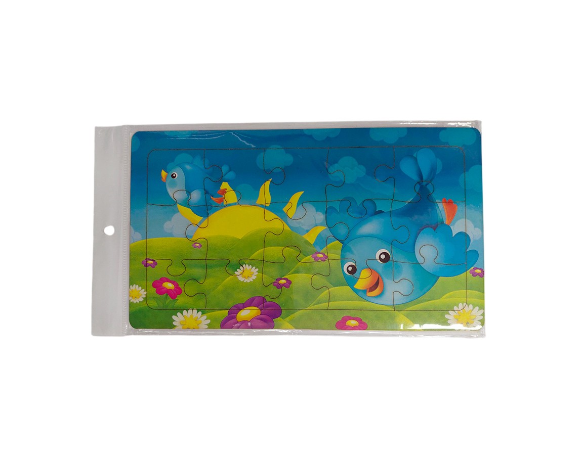 JUGUETE PUZZLES 200-1811 MADERA 15X30 CM 15 PIEZAS
