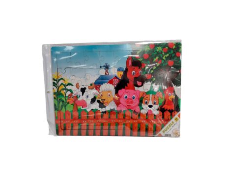 JUGUETE PUZZLE 200-1817 MADERA 30X46 CM 40 PIEZAS