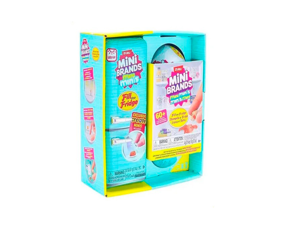 JUGUETE ZURU 7891 MINI BRANDS FILL THE FRIDGE - MINI HELADERA