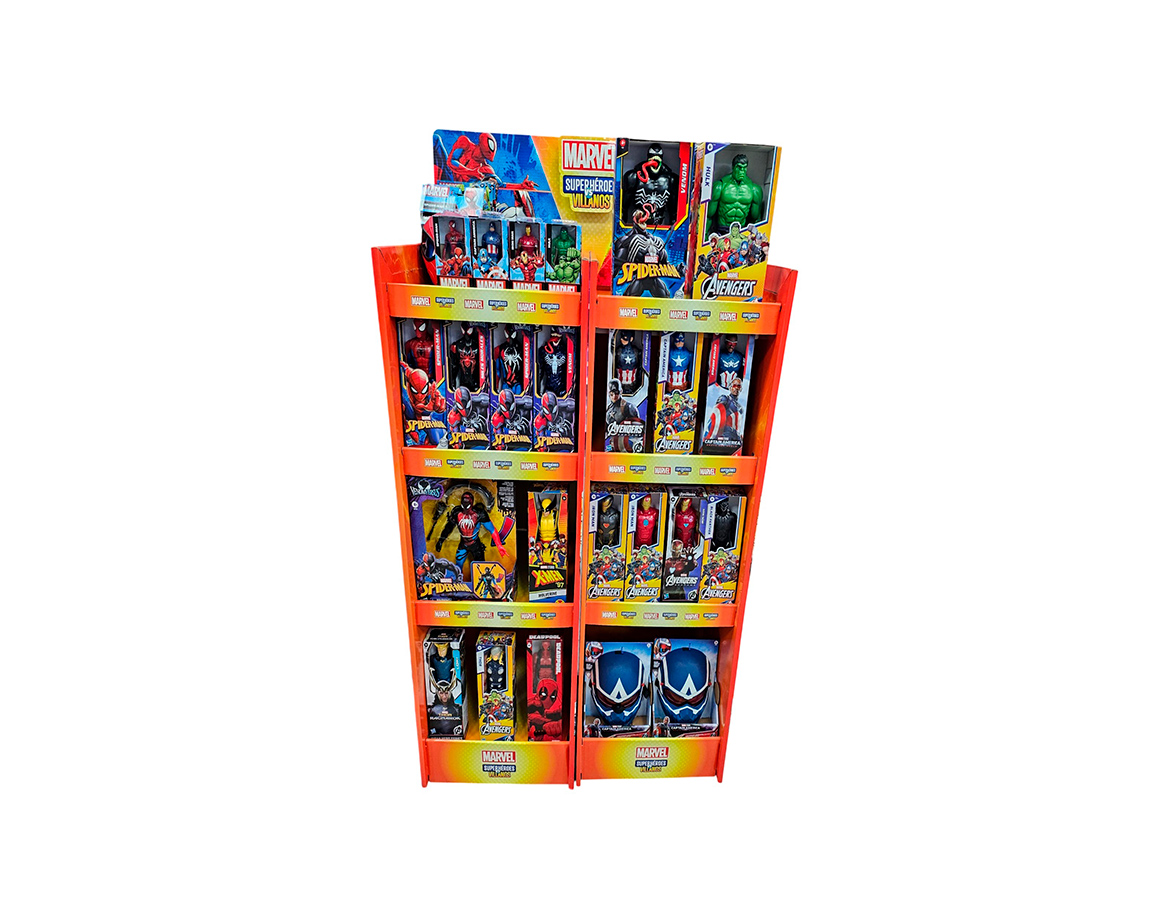 EXHIBIDOR DE PIE MARVEL X 46 UNIDADES