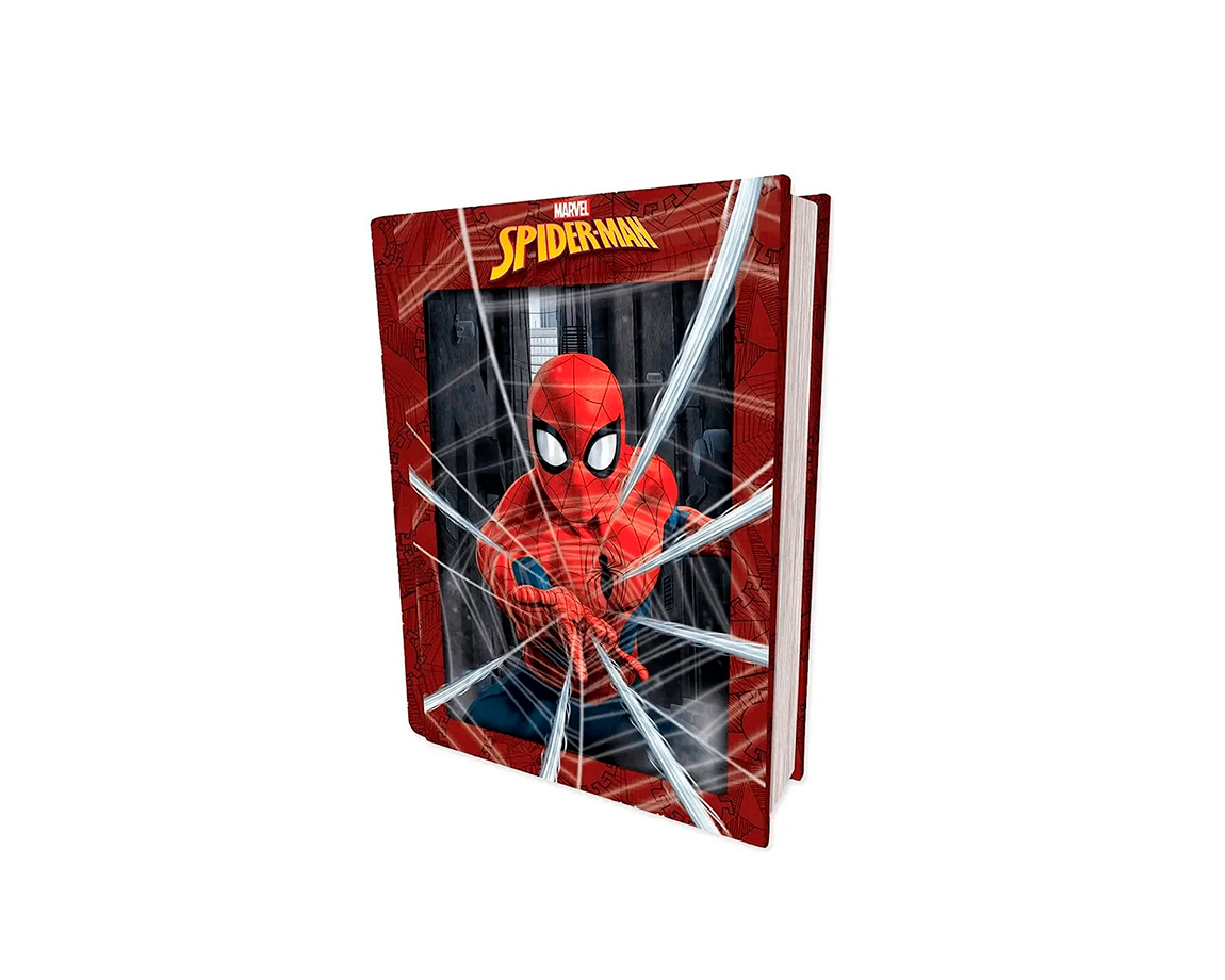 ROMPECABEZAS LENTICULAR SPIDERMAN TELARAÑA 300P PRIME 3D CAJA DE LATA PMD034