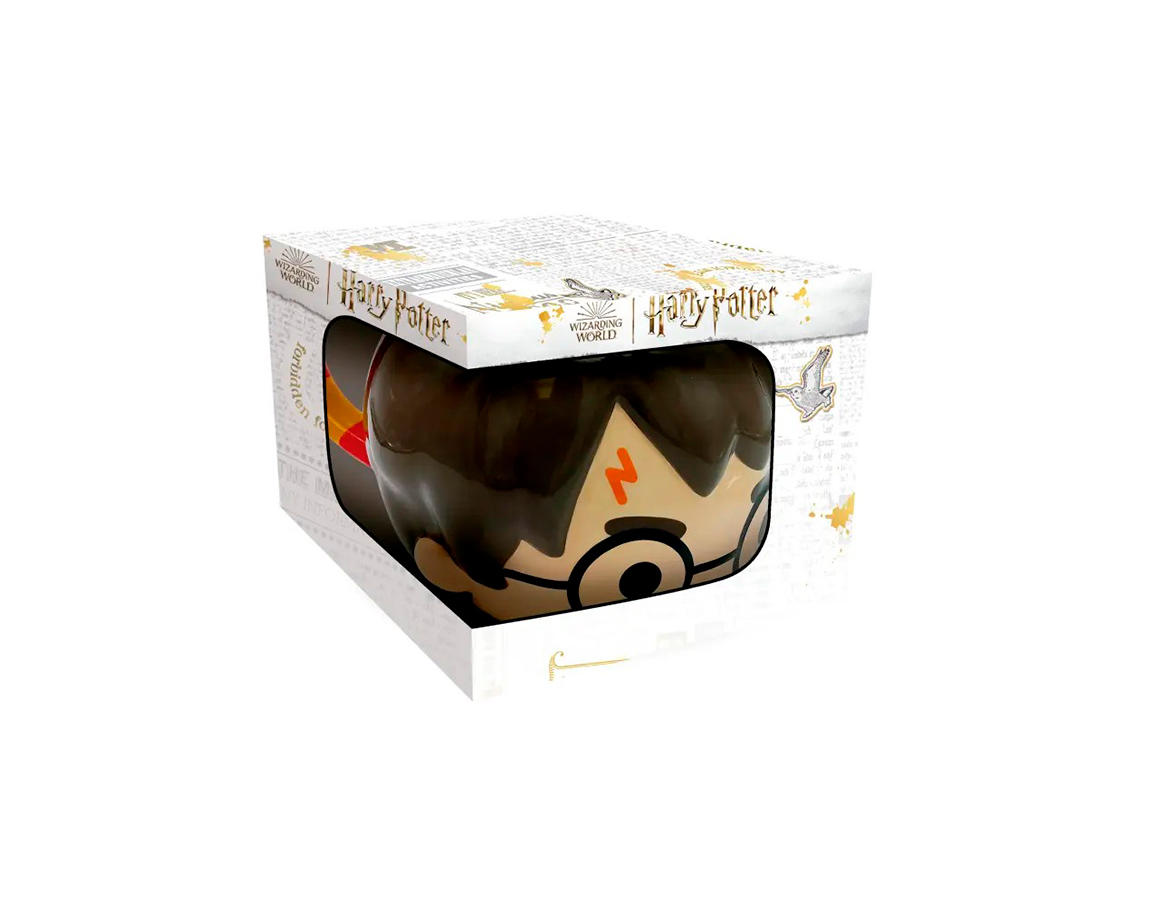 TAZA CERAMICA 3D HARRY POTTER 444ML EN CAJA STOR 78927