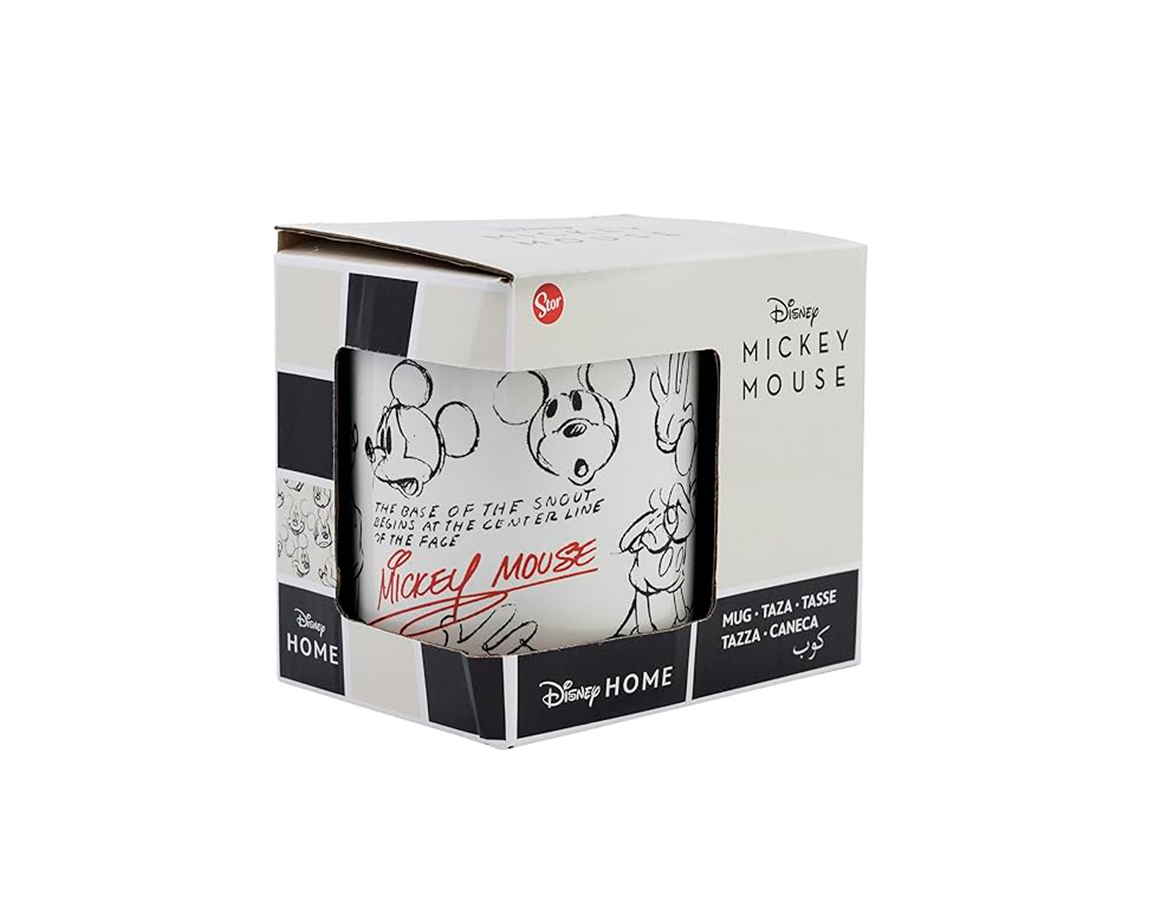 TAZA CERAMICA MICKEY MOUSE VINTAGE 325ML EN CAJA STOR 75578
