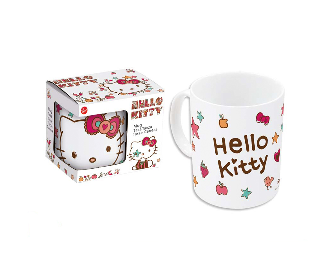 TAZA CERAMICA HELLO KITTY 325ML EN CAJA STOR 46225