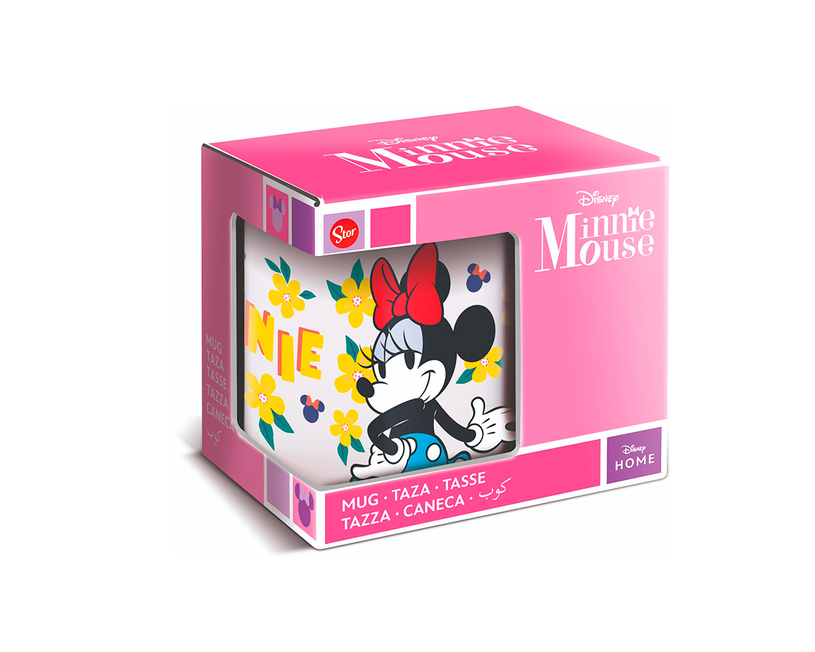 TAZA CERAMICA MINNIE MOUSE 325ML EN CAJA STOR 88234