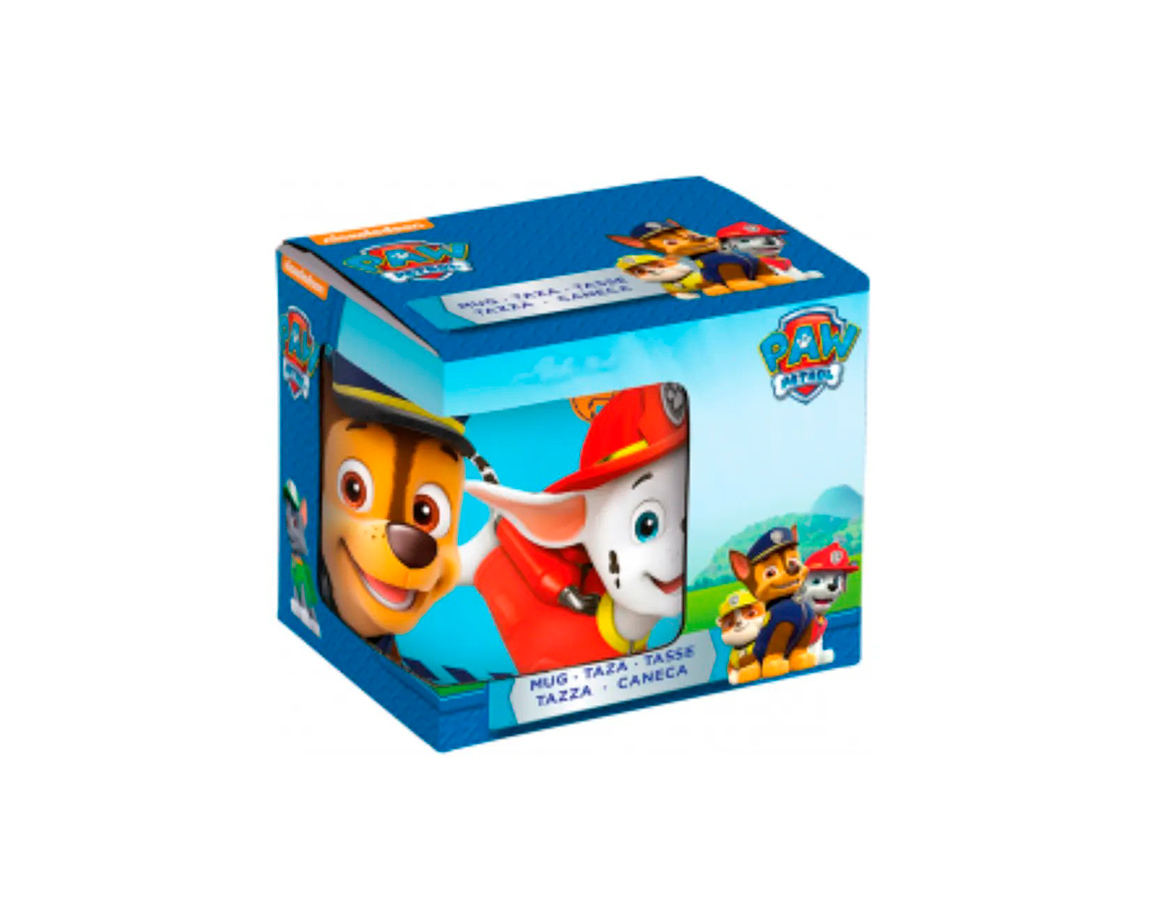 TAZA CERAMICA PAW PATROL 325ML EN CAJA STOR 76726