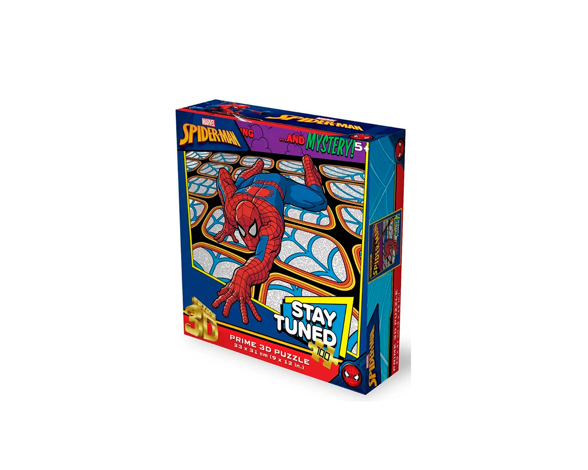 ROMPECABEZAS LENTICULAR SPIDERMAN ADVENTURE 100P PRIME 3D PMD007