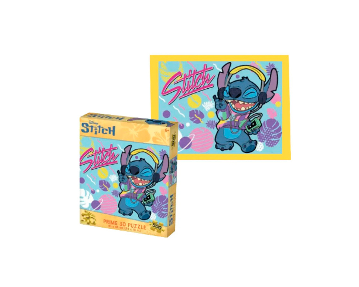 ROMPECABEZAS LENTICULAR STITCH ROCK 500P PRIME 3D PMD033