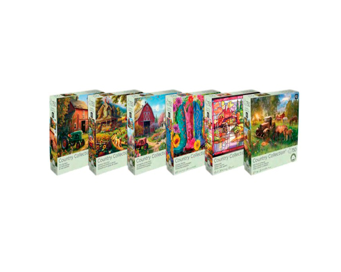 ROMPECABEZAS COUNTRY 750P SURTIDO KI PUZZLES KIP008