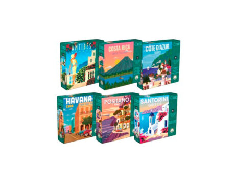 JUGUETE PUZZLE VISITA LUGARES 1000P 6 MODELOS KIP010