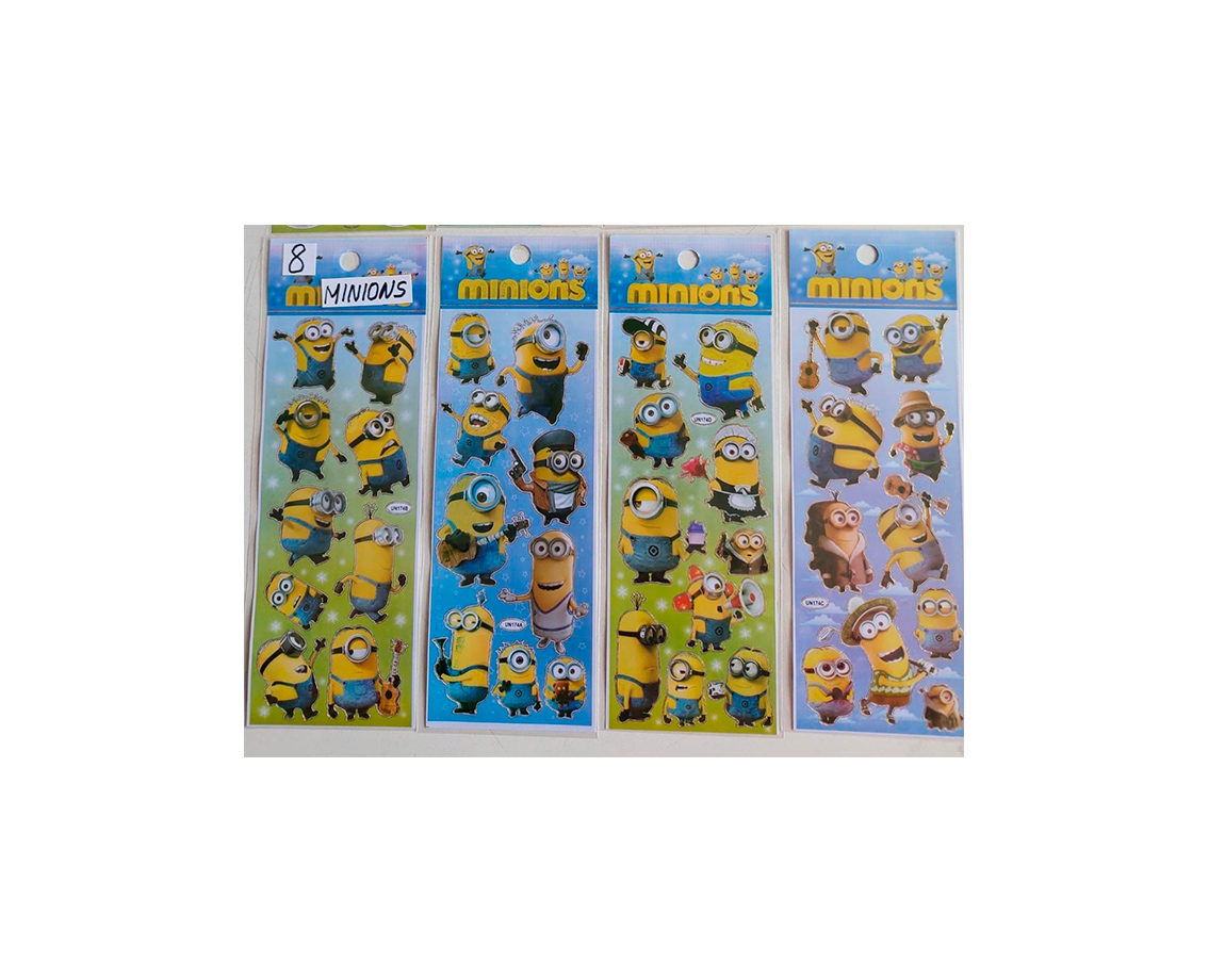 STICKERS MINIONS x 10 U.