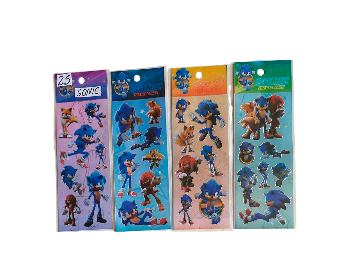 STICKERS SONIC x 10 U.