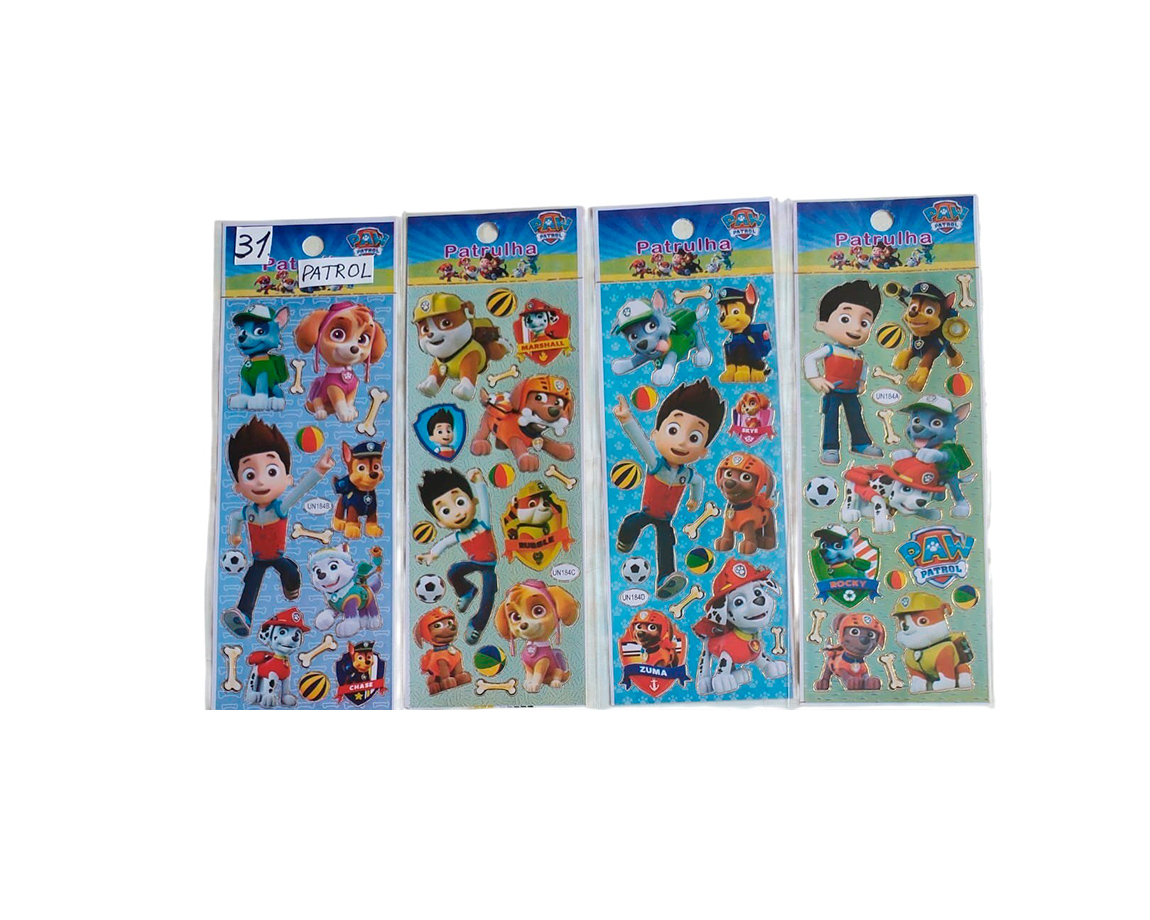 STICKERS PAW PATROL x 10 U.