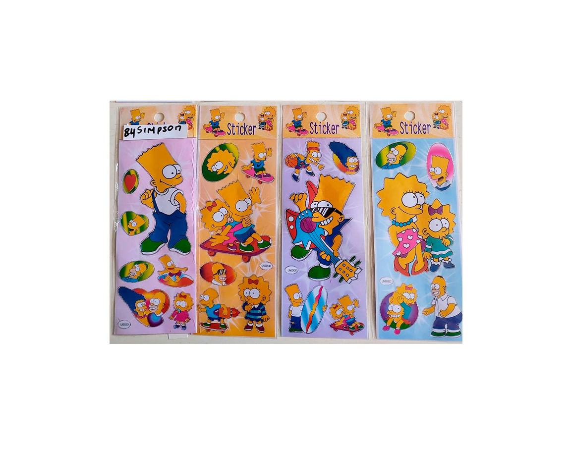 STICKERS SIMPSONS x 10 U.