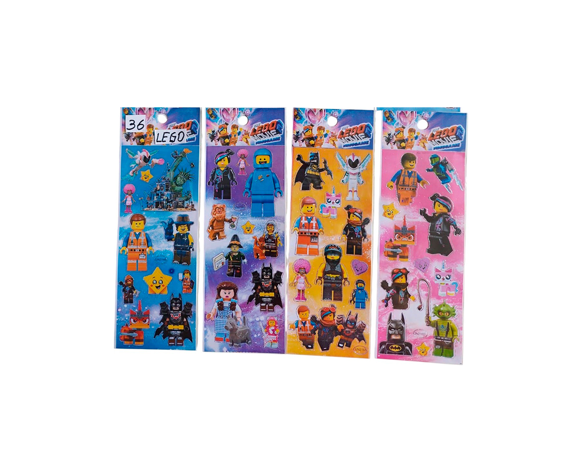 STICKERS LEGO x 10 U.
