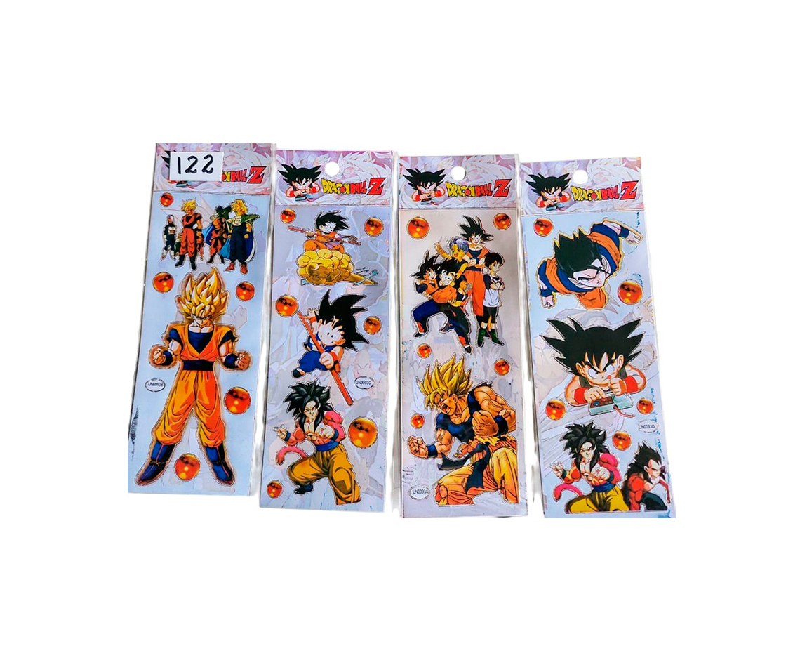 STICKERS DRAGON BALL x 10 U.
