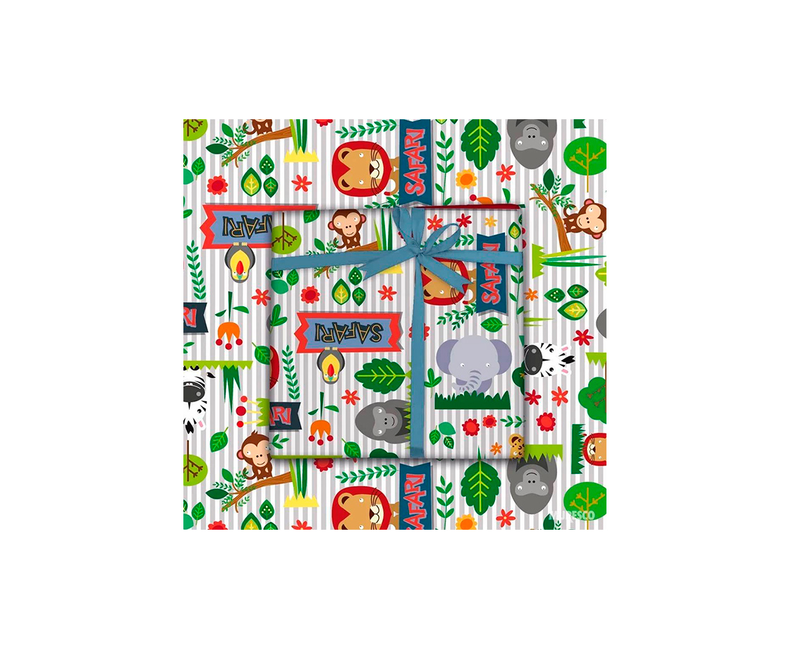 PAPEL BOBINA MURESCO 35x150 -3530- ZOOLOGICO