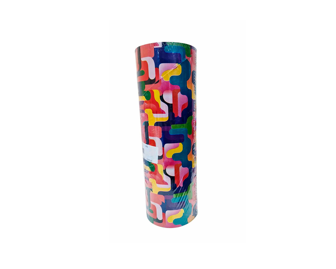 PAPEL BOBINA MURESCO 35x150 -3629- LABERINTO MULTICOLOR