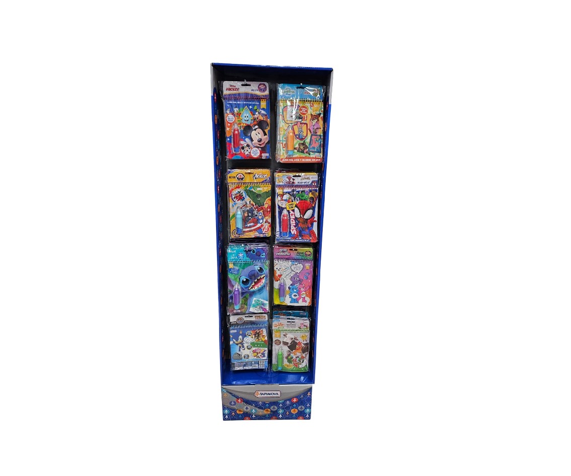 EXHIBIDOR LIBRO ACTIVIDADES AGUA WOW SURTIDO X48