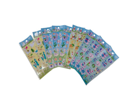 STICKERS LLAMAS x 10 U.