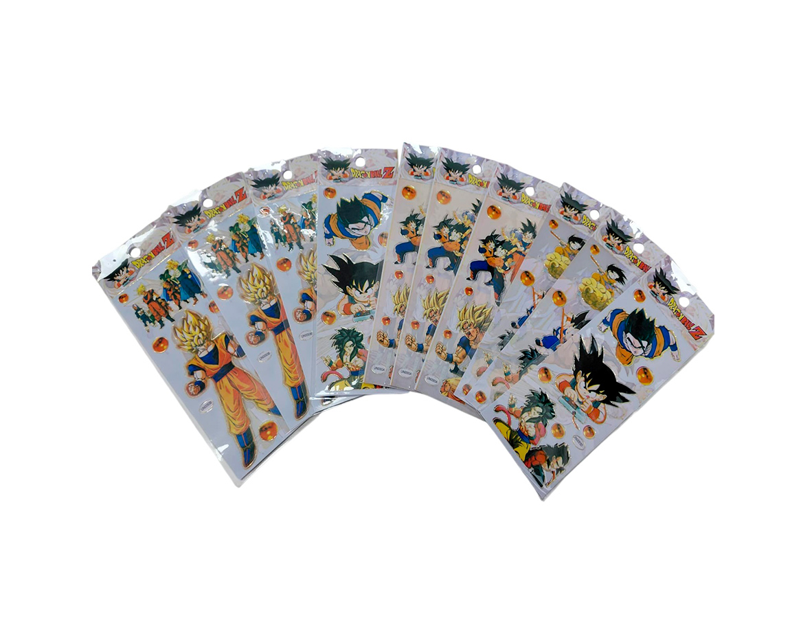 STICKERS DRAGON BALL x 10 U.