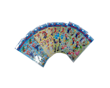 STICKERS MARIO BROSS x 10 U.