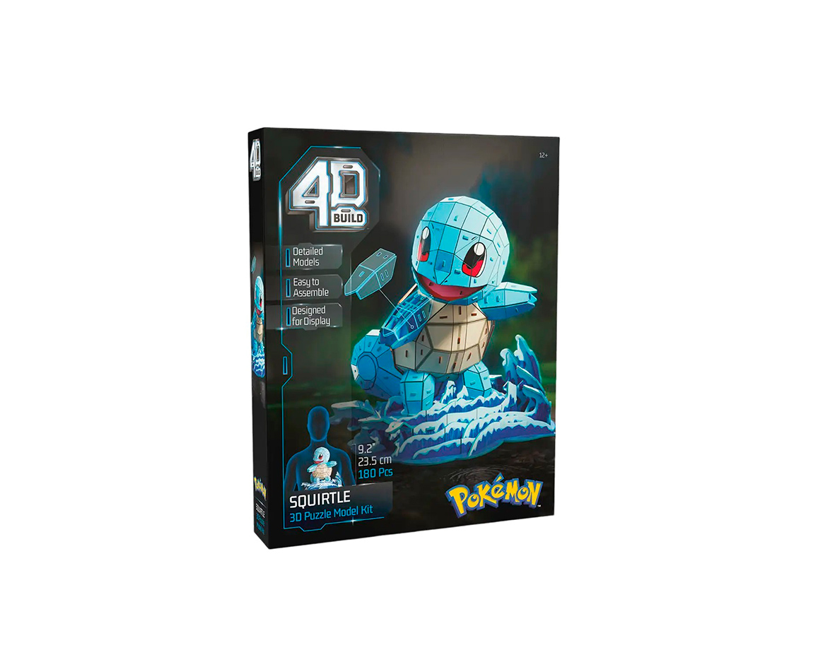 JUGUETE PUZZLE 52024/6075064 4D POKEMON SQUIRTLE 180 PCS
