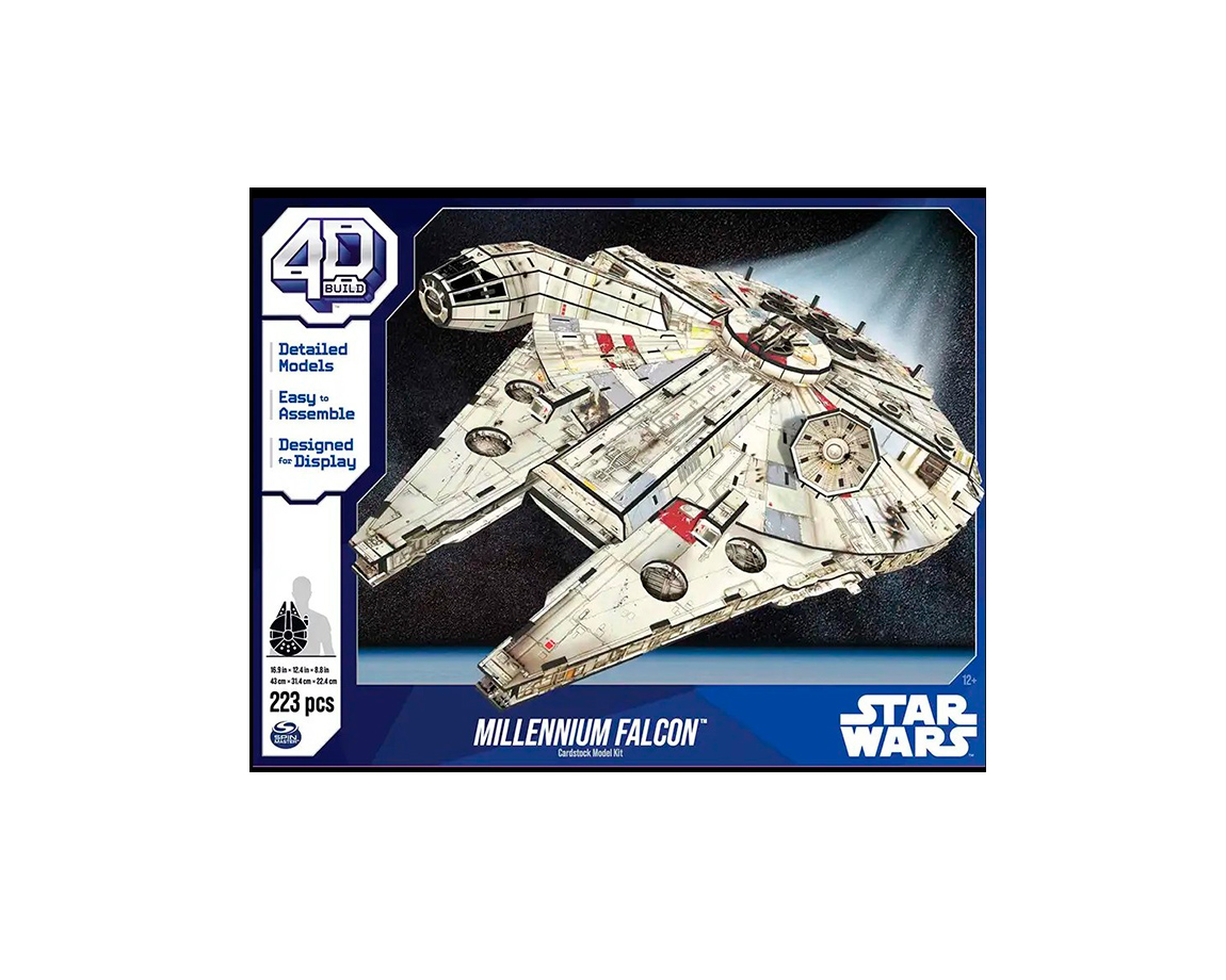 JUGUETE PUZZLE 45756 4D DISNEY STAR WARS MILLENIUM FALCON 223 PCS