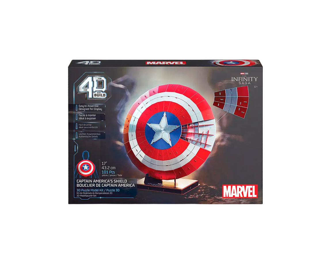 JUGUETE PUZZLE 47175 4D MARVEL CAPITAN AMERICA 101 PCS