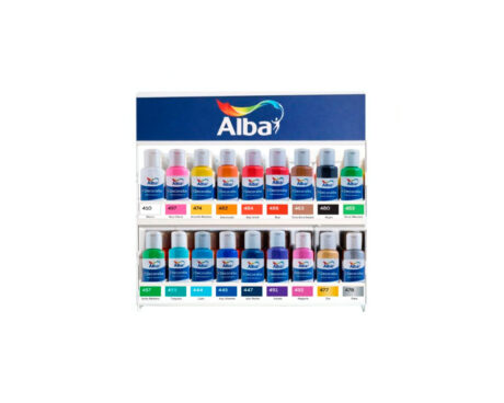 EXHIBIDOR MOSTRADOR METALICO DECORALBA 18 COL X 60 ML 144 UNI