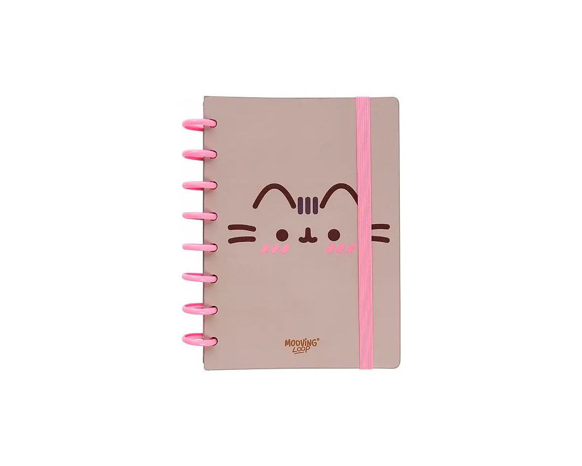 CUADERNO MOOVING LOOP 1721207 PUSHEEN A5 DISCOS
