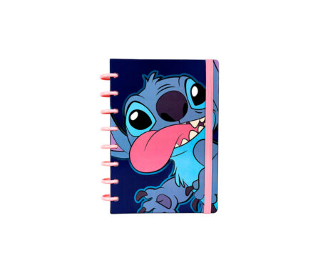 CUADERNO MOOVING LOOP 1721244 STITCH A5 DISCOS