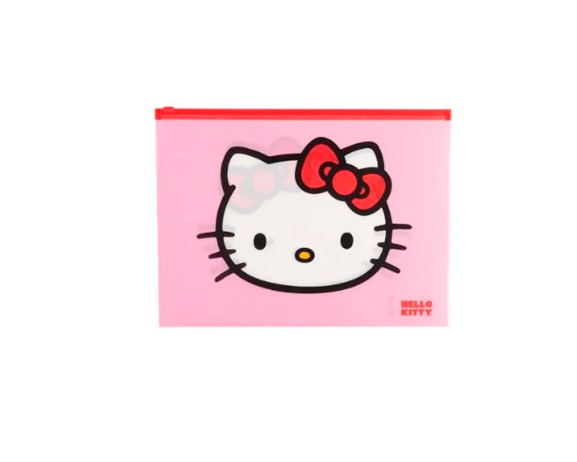 SOBRE CON CIERRE ZIP A4 HELLO KITTY 1652170402