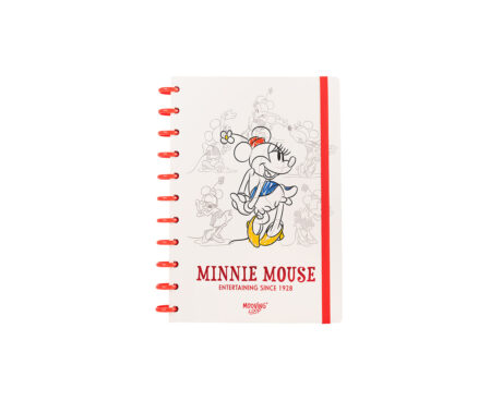 CUADERNO MOOVING LOOP 1711131 MINNIE CARTA DISCOS