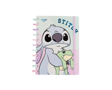 CUADERNO MOOVING LOOP 1711244 STITCH CARTA DISCOS
