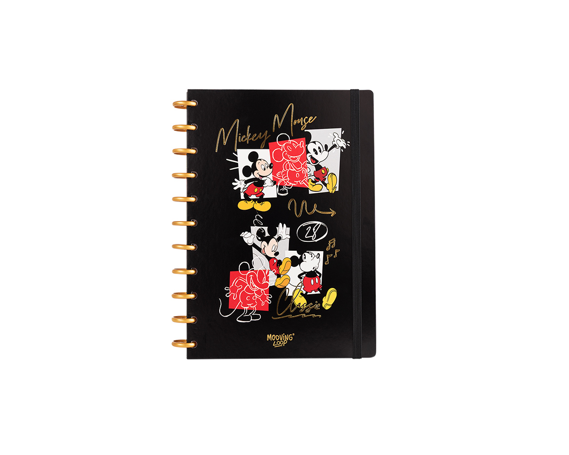 CUADERNO MOOVING LOOP 1711121 MICKEY MOUSE CARTA DISCOS